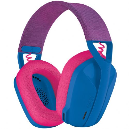 LOGITECH Lightspeed G435 slušalice, pune veličine, Bluetooth / 2,4 GHz, bežične, plave, Discord certifikat