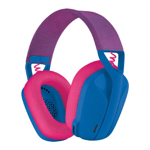 Slušalke LOGITECH Lightspeed G435, polne velikosti, Bluetooth / 2,4 GHz, brezžične, modre, Discord certifikat