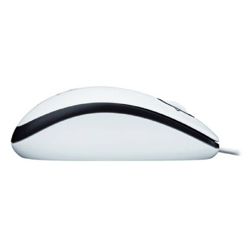 Miška Logitech M100 žična optična, bela, dvostranska, USB, za desničarje in levičarje