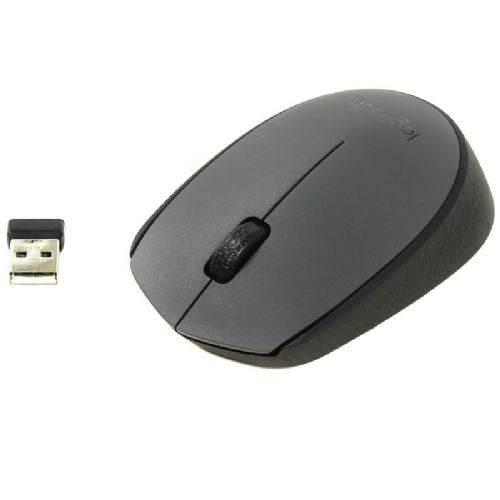 Brezžična optična miška siva Logitech M170