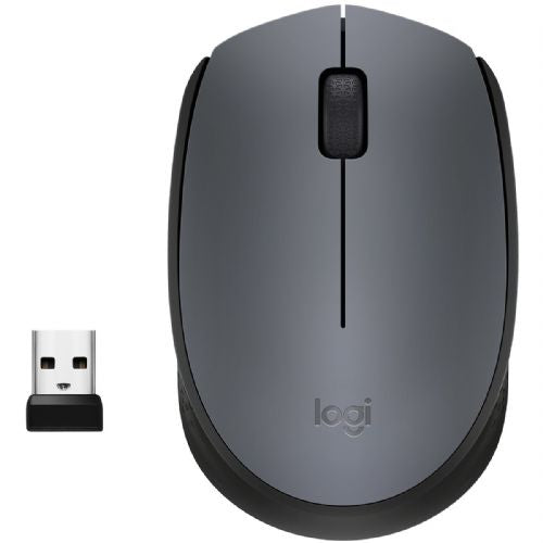 Brezžična miška Logitech M170 Wireless črno/siva