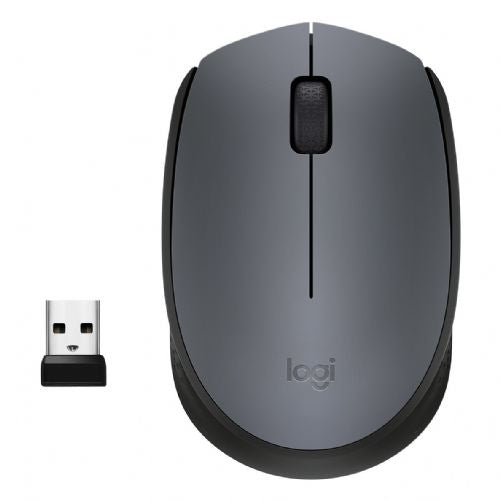 Brezžična miška Logitech M170 Wireless črno/siva