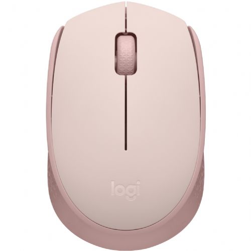 Miška Logitech M171 Miška desni in levi optični 3 gumbi brezžični 2,4 GHz USB brezžični sprejemnik roza