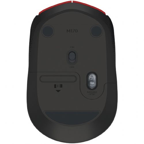 Logitech M171 Wireless rdeča