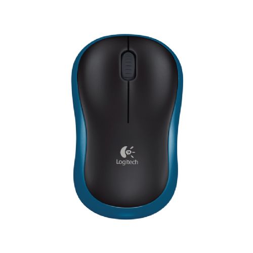 Brezžična optična miška Logitech 185 (modra)