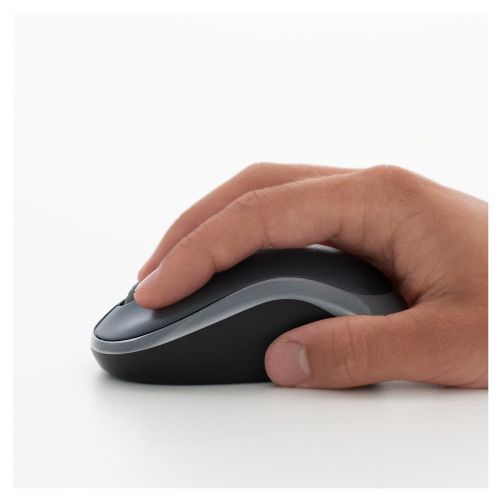 Miška Logitech M185 Wireless rdeča