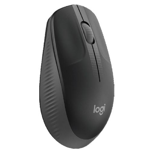 LOGITECH M190 brezžična optična črna miška