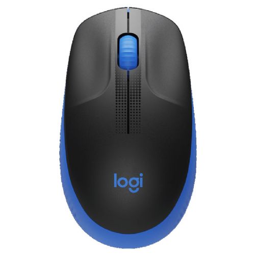 LOGITECH M190 brezžična optična modra miška