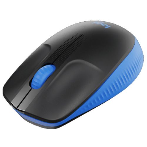LOGITECH M190 brezžična optična modra miška