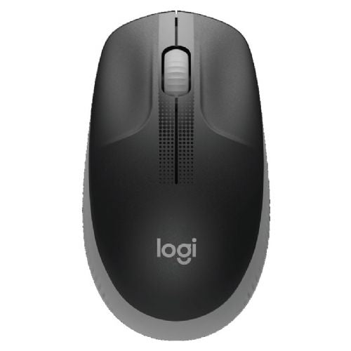 LOGITECH M190 brezžična optična siva miška
