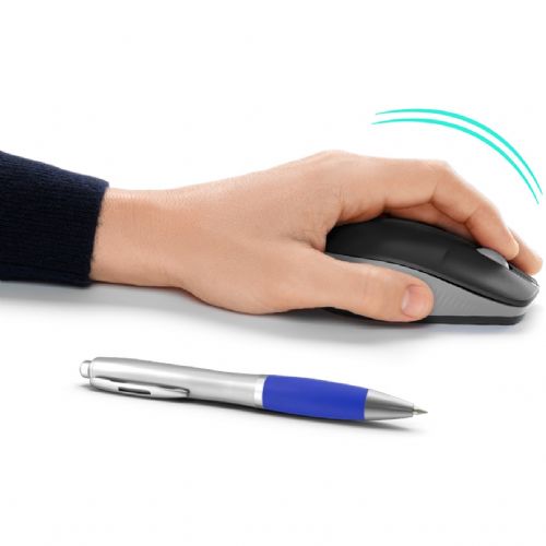 Brezžična miška Logitech M190 optičnia siva