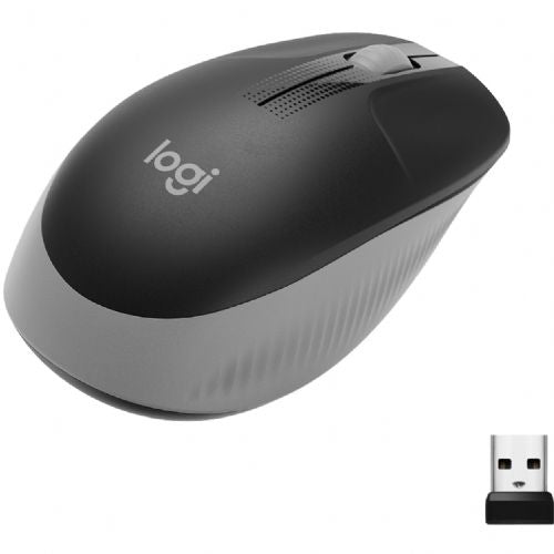 Brezžična miška Logitech M190 optičnia siva
