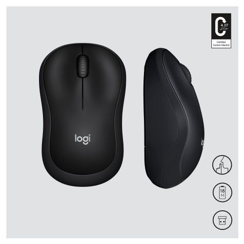 Brezžična miška Logitech M220 Silent črna