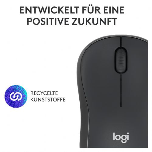 Brezžična miška Logitech M240 Silent, Bluetooth, grafitna