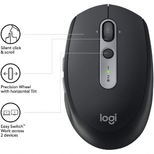 Miška Logitech M590, črna