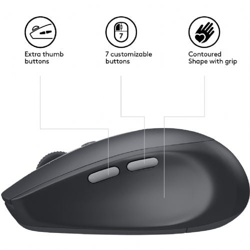 Logitech M590 miš, crne boje