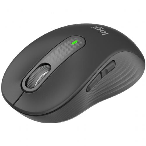 Miška Logitech M650, brezžična, Bluetooth + USB-sprejemnik Logi Bolt, grafitna barva