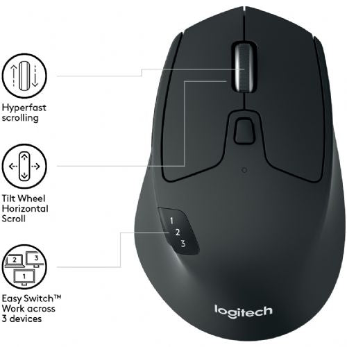 Bluetooth optična miška Logitech M720 Triathlon