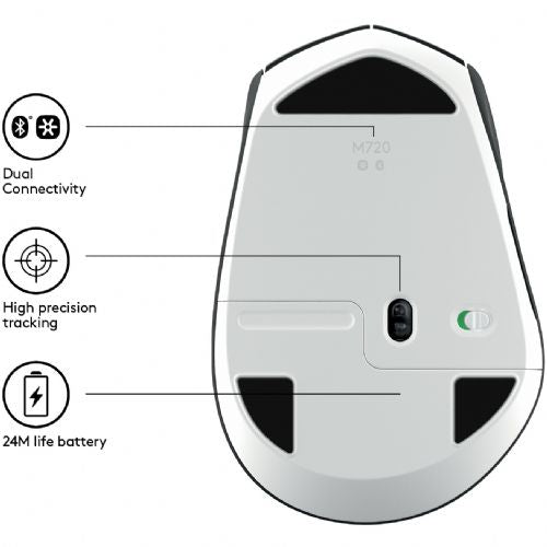 Bluetooth optična miška Logitech M720 Triathlon