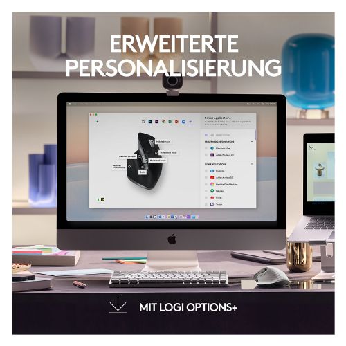 Brezžična miška Logitech MX Master 3S za Mac siva