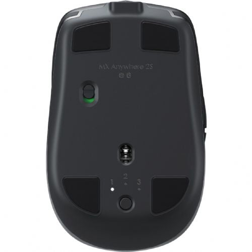 Miška Logitech MX Anywhere 2S laserska miška 7 gumbov brezžična 2,4 GHz Bluetooth 4.0 LE USB Unifying sprejemnik grafit