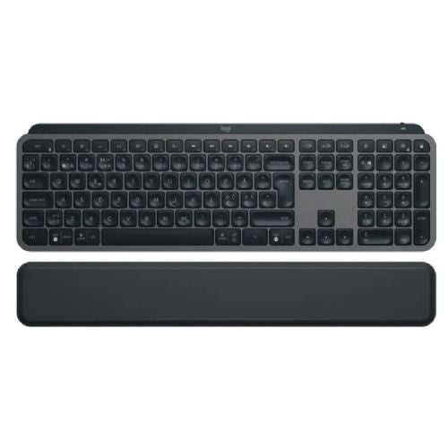 LOGITECH MX Keys S USB-C/Bluetooth brezžična osvetljena črna slovenska naslon za zapestje + tipkovnica