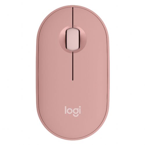 Miška Logitech Pebble Mouse 2 M350s Mouse optical 3 buttons wireless Bluetooth 5.2 LE tonal rose