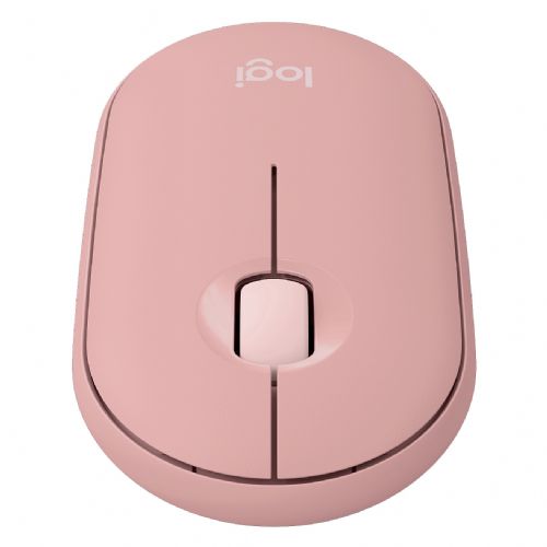 Miška Logitech Pebble Mouse 2 M350s Mouse optical 3 buttons wireless Bluetooth 5.2 LE tonal rose