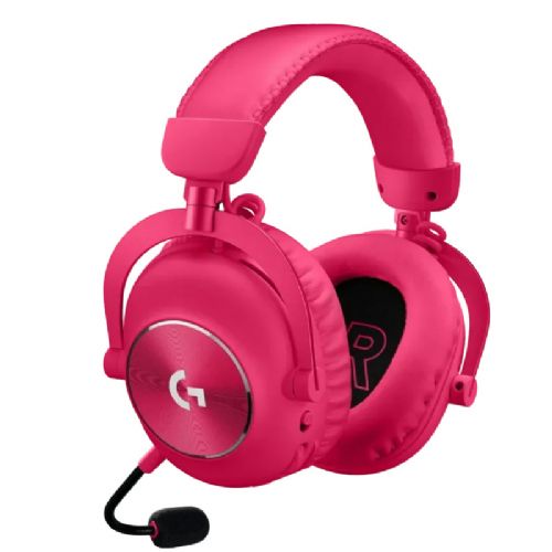 Slušalke LOGITECH PRO X 2 Lightspeed Wireless Gaming Blue VO!CE mikrofon brezžične/žične roza