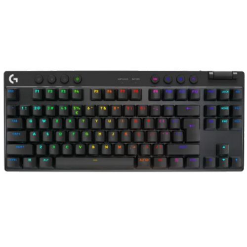LOGITECH PRO X TKL LIGHTSPEED bežična RGB taktilna mehanička slotisk crna tipkovnica