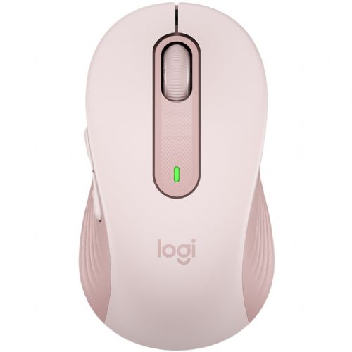Miška Logitech Signature M650 Mouse optična 5 gumbov brezžična Bluetooth 2,4 GHz Bolt USB sprejemnik rose