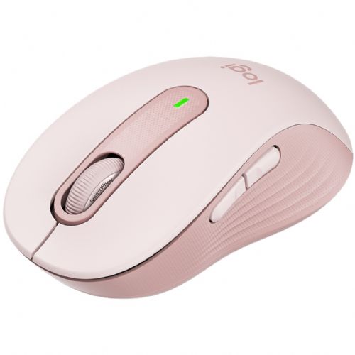 Miška Logitech Signature M650 Mouse optična 5 gumbov brezžična Bluetooth 2,4 GHz Bolt USB sprejemnik rose