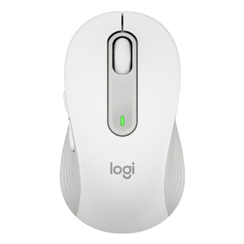 Logitech Signature M650 za poslovne korisnike Bluetooth miš 2.4 GHz Bolt USB prijemnik prljavo bijele boje