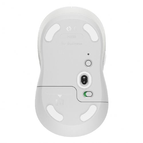 Logitech Signature M650 za poslovne korisnike Bluetooth miš 2.4 GHz Bolt USB prijemnik prljavo bijele boje