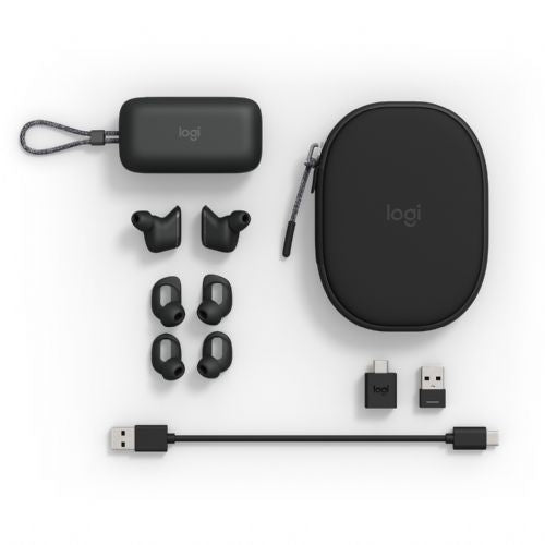 Slušalke Logitech Zone True Wireless - GRAPHITE - EMEA