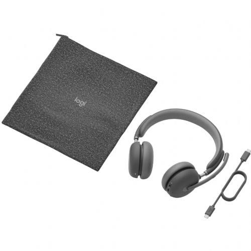 Slušalke Logitech Zone Wireless 2 z izvorno Bluetooth povezavo za Teams - GRAPHITE TEAMS