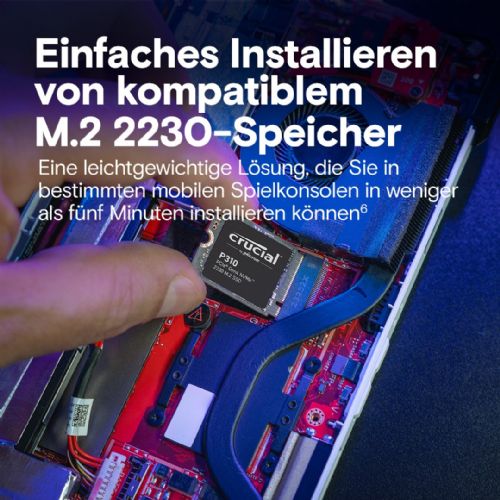 M.2 1TB Crucial P310 NVMe PCIe Gen4 2230 interni SSD