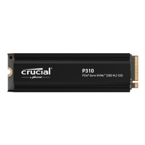 Vgradni SSD disk Crucial P310 1TB M.2 NVMe PCIe Gen4 z ohišjem, hitrost branja 7100 MB/s, hladilnik