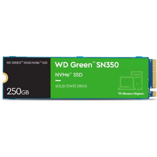 Vgradni SSD disk M.2 250GB WD Green SN350 NVMe PCIe 3.0 x 4