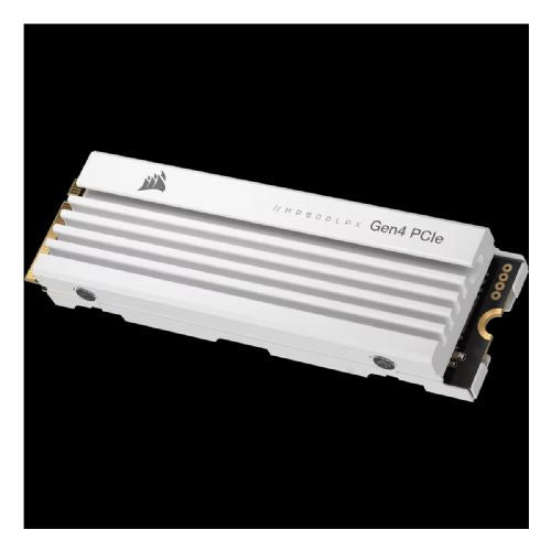 Vgradni SSD disk Corsair MP600 PRO LPX 2TB, M.2, PCI-E 4.0, NVMe 1.4, bel, hitrost branja 7100 MB/s, hladilnik, združljiv s PlayStation 5