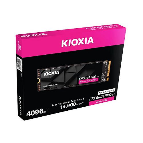 Vgradni SSD disk Kioxia Exceria Pro G2 LVE10Z1T02G8 1TB, M.2 2280, PCIe 5.0, NVMe, hitrost branja 14400 MB/s