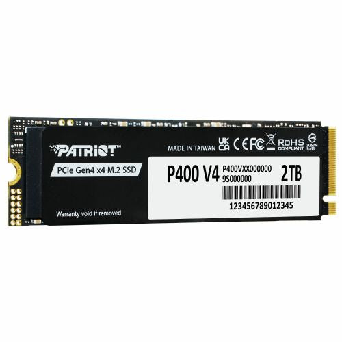 Vgradni SSD disk Patriot P400 2TB M.2 PCIe 4.0 NVMe 6200/5200 MB/s hladilnik