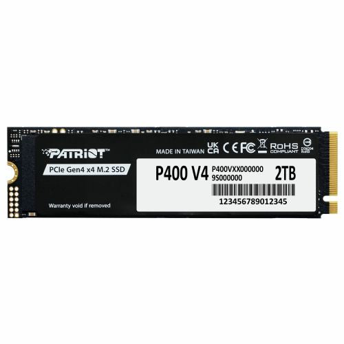 Vgradni SSD disk Patriot P400 2TB M.2 PCIe 4.0 NVMe 6200/5200 MB/s hladilnik