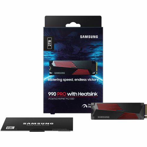 M.2 2TB Samsung 990 PRO Heatsink NVMe PCIe 4.0 x 4 retail