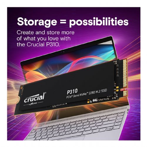 Vgradni SSD-disk Crucial P310, M.2, 500 GB, NVMe PCIe Gen4