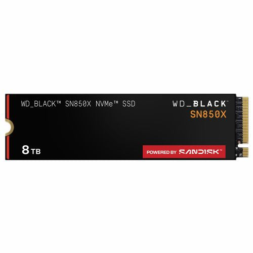 Vgradni SSD disk M.2 8TB WD Black SN850X NVMe PCIe 4.0 x 4 s hladilnikom