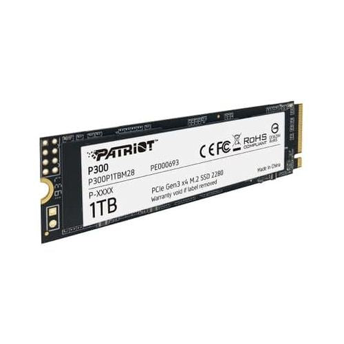M.2 Patriot P300 1 TB (PCIe 3.0 x4, NVMe 1.3, M.2 2280)