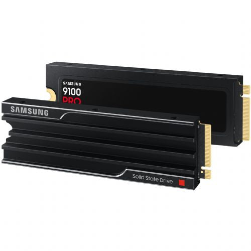 Vgradni SSD SAMSUNG M.2. 9100 PRO hladilnik NVMe 4TB PCIe 5.0 14.800 MB/s branje 13.400 MB/s