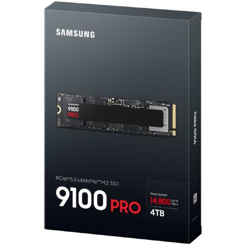 Vgradni SSD SAMSUNG M.2. 9100 PRO NVMe 4TB PCIe 5.0 14.800 MB/s branje 13.400 MB/s
