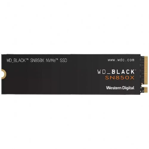 Ugrađeni SSD Western Digital Black SN850X 2TB M.2 PCIe Gen4 NVMe, brzina čitanja 7300 MB/s